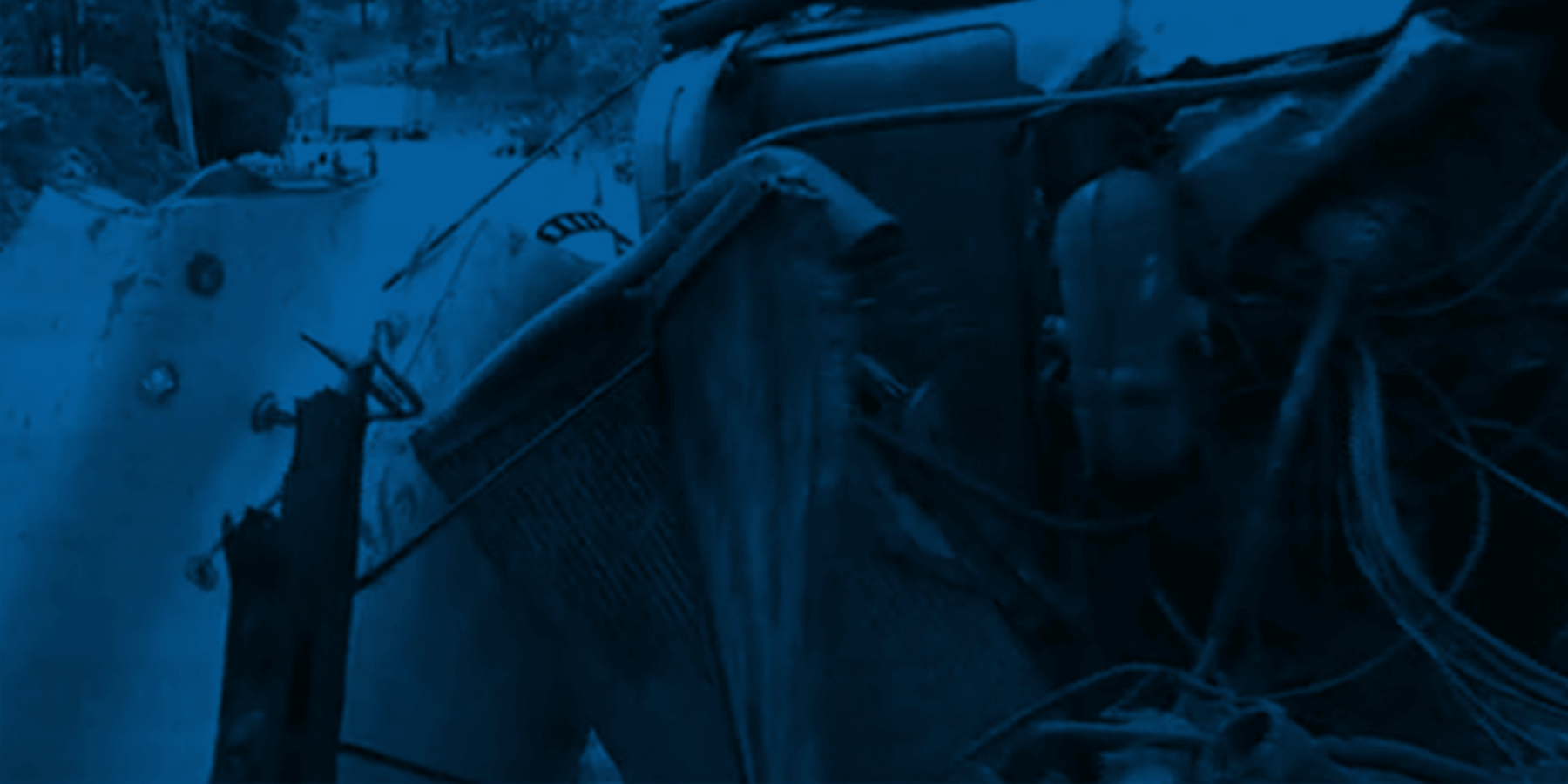 Transporte de carga se accidenta por desperfectos mecánicos