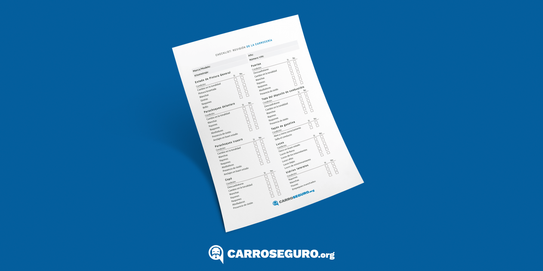 Revisión de la carrocería