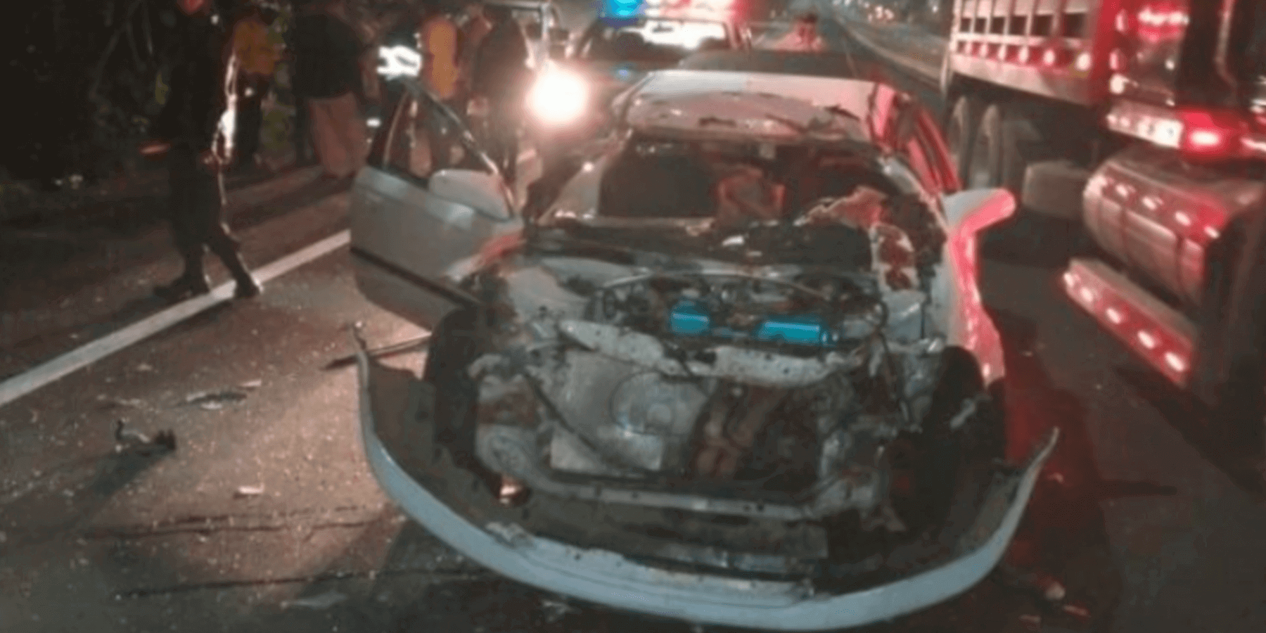 Tres jóvenes resultaron lesionados en Avenida Jerusalén