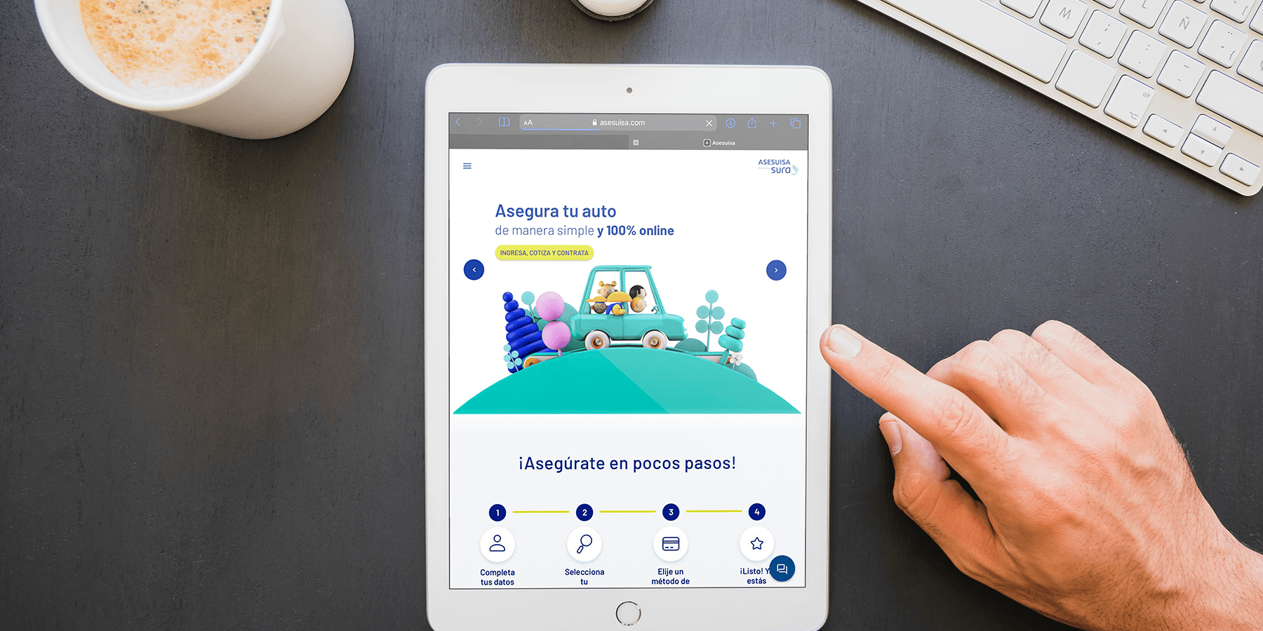 Firma Electrónica: Un proceso confiable y seguro para adquirir el plan para tu auto en la Sucursal Digital.