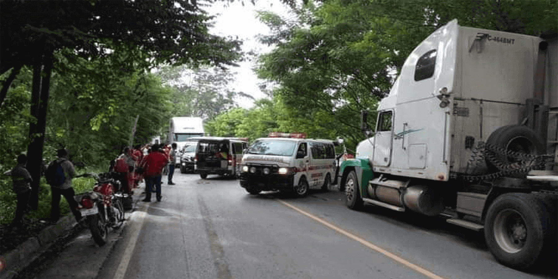Accidente entre Río Dulce Y Petén